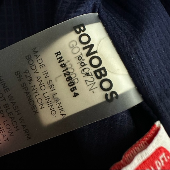 Bonobos Golf The Elements Vest Blue Channel Vest Size Large - Picture 9 of 9